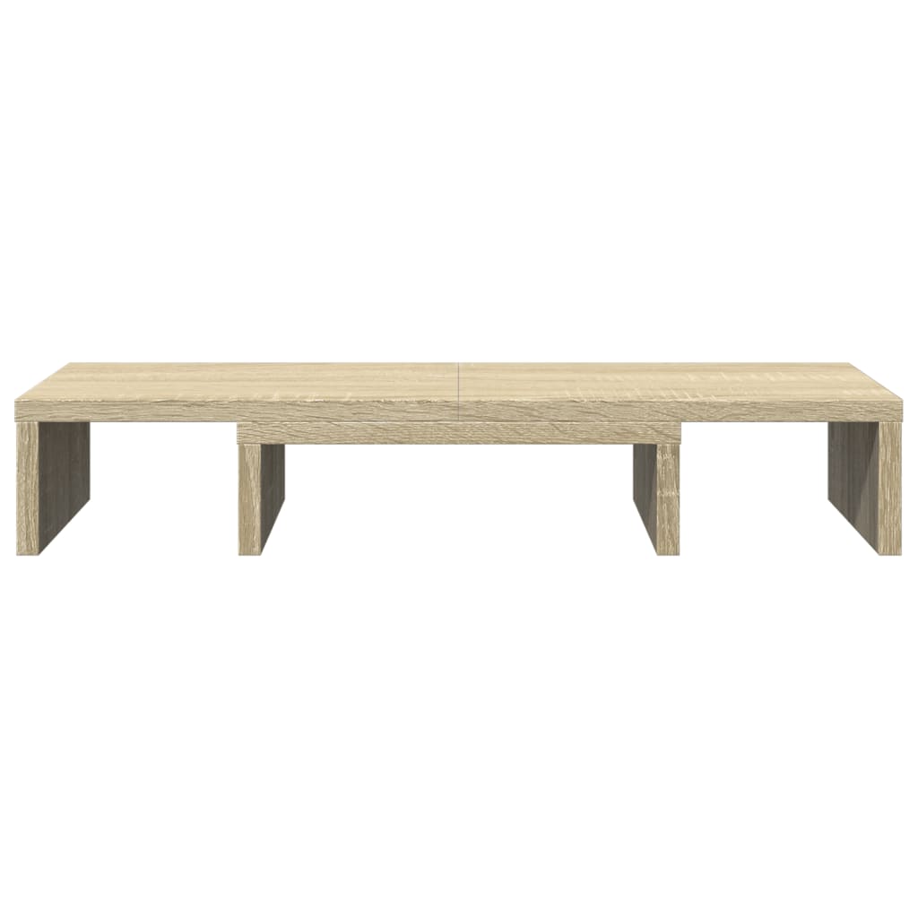 Monitor Stand Adjustable Sonoma Oak 60x24x10.5 cm