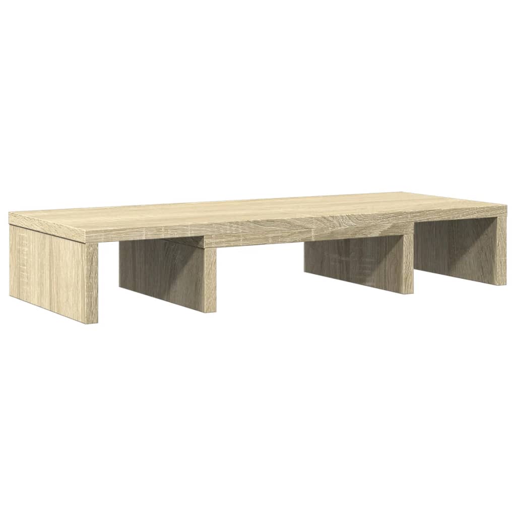 Monitor Stand Adjustable Sonoma Oak 60x24x10.5 cm