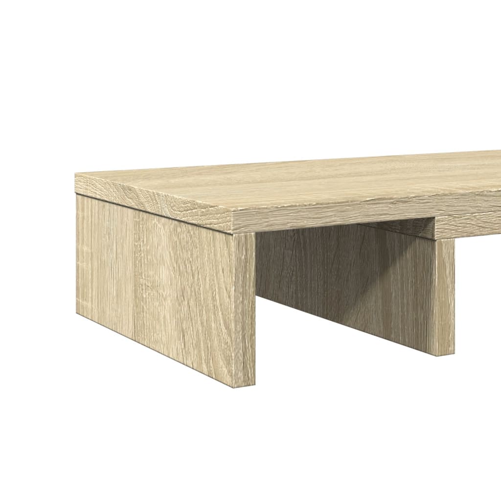 Monitor Stand Adjustable Sonoma Oak 60x24x10.5 cm