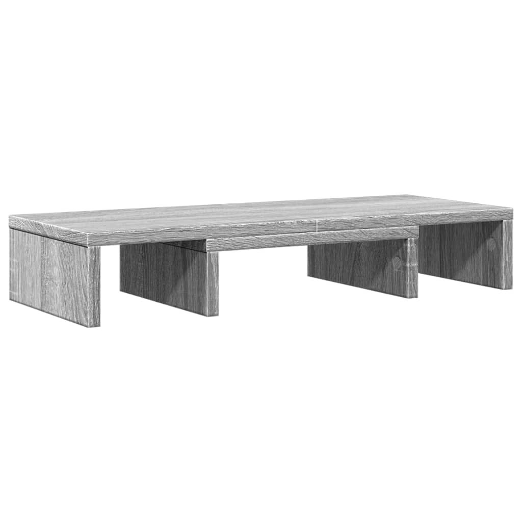 Monitor Stand Adjustable Gray Sonoma 60x24x10.5 cm