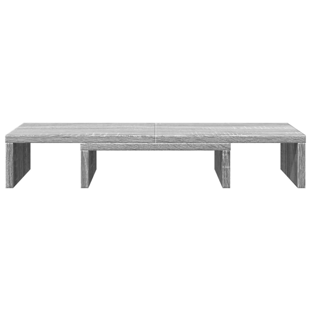 Monitor Stand Adjustable Gray Sonoma 60x24x10.5 cm