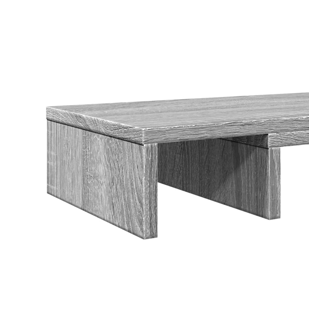 Monitor Stand Adjustable Gray Sonoma 60x24x10.5 cm