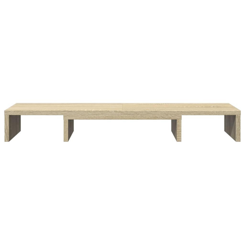 Monitorständer Verstellbar Sonoma-Eiche 80x24x10,5 cm