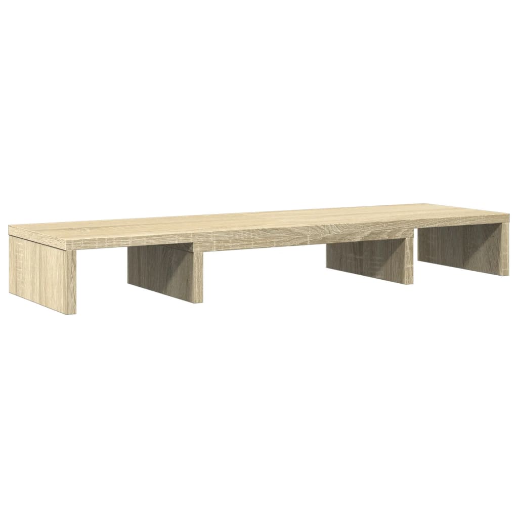 Monitor Stand Adjustable Sonoma Oak 80x24x10.5 cm