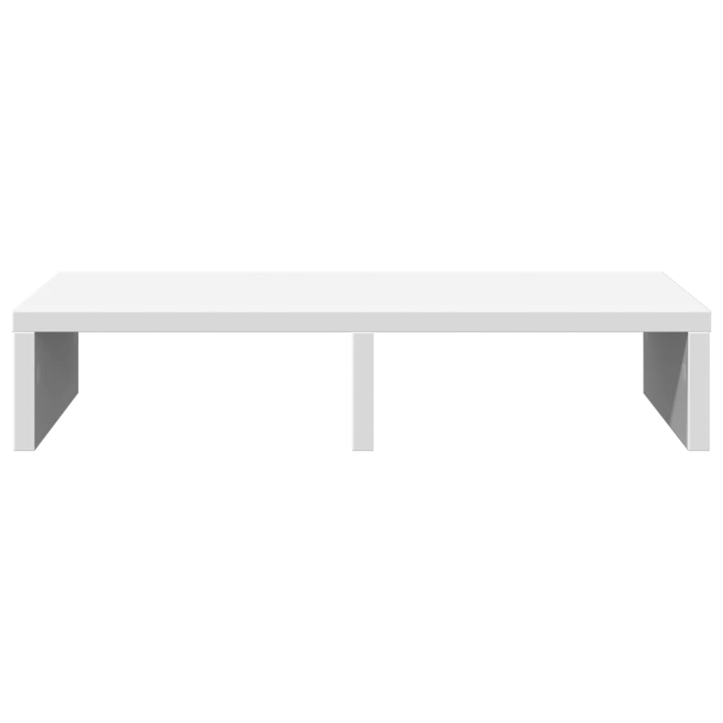 Monitor Stand White 50x27x10 cm Wood Material