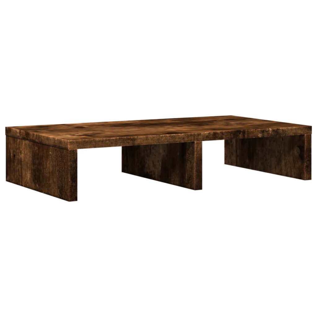 Monitor stand smoked oak 50x27x10 cm wood material