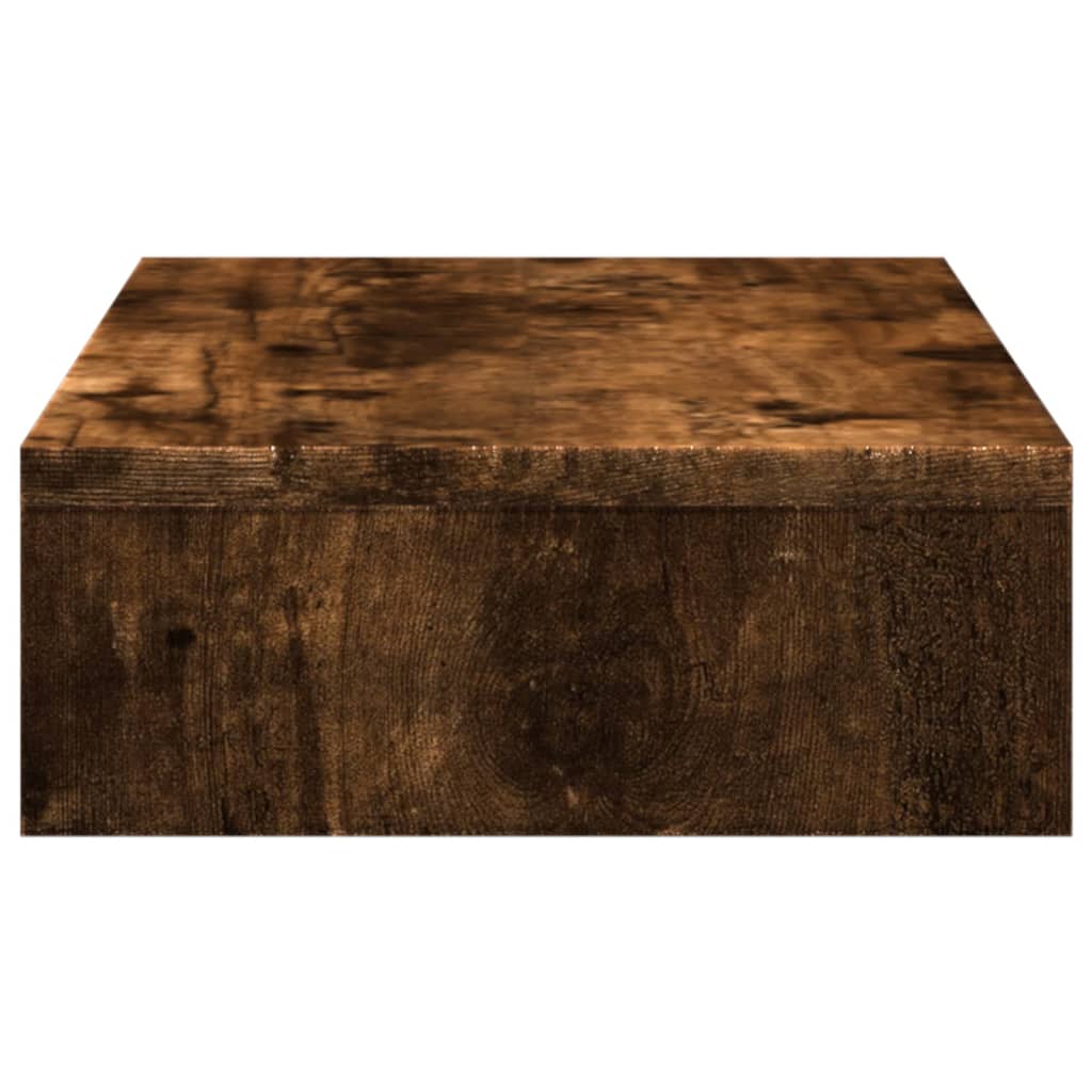 Monitor stand smoked oak 50x27x10 cm wood material