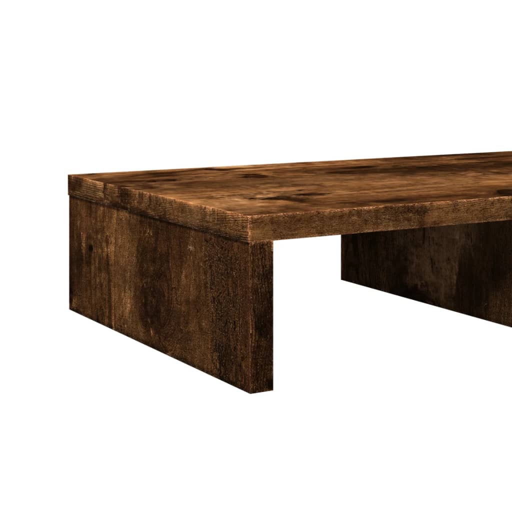 Monitor stand smoked oak 50x27x10 cm wood material