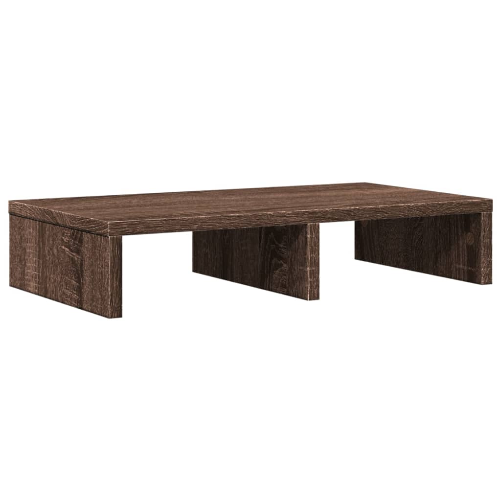 Monitor stand oak look 50x27x10 cm wood material