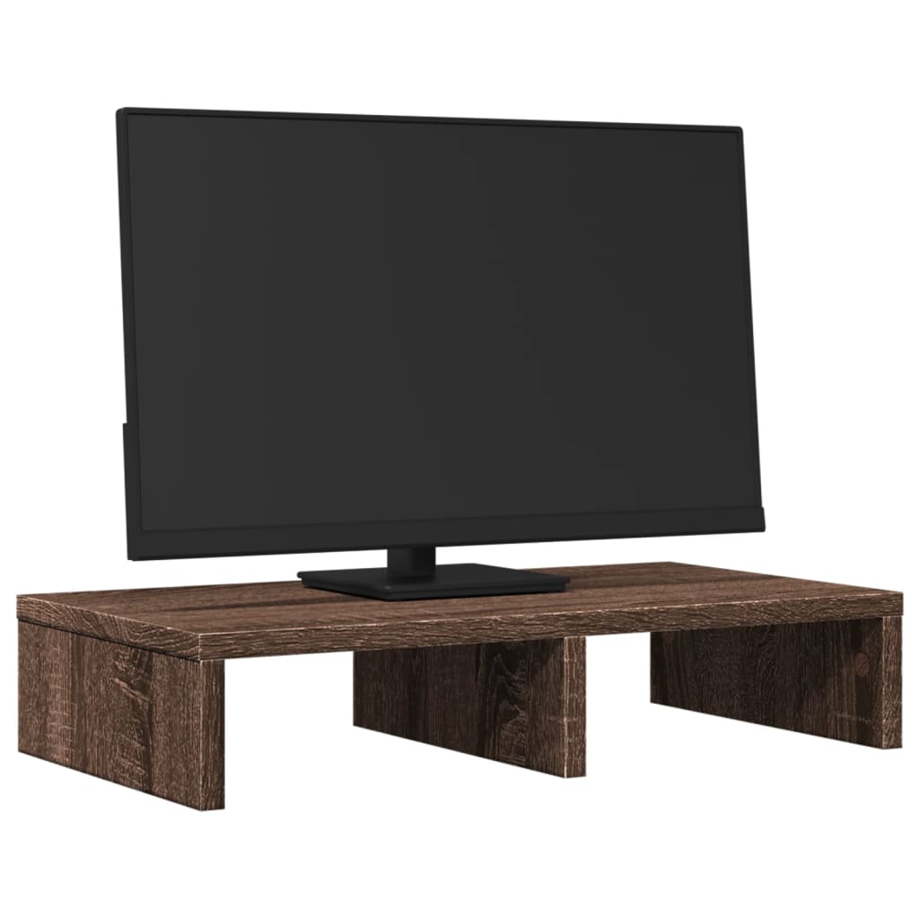 Monitor stand oak look 50x27x10 cm wood material