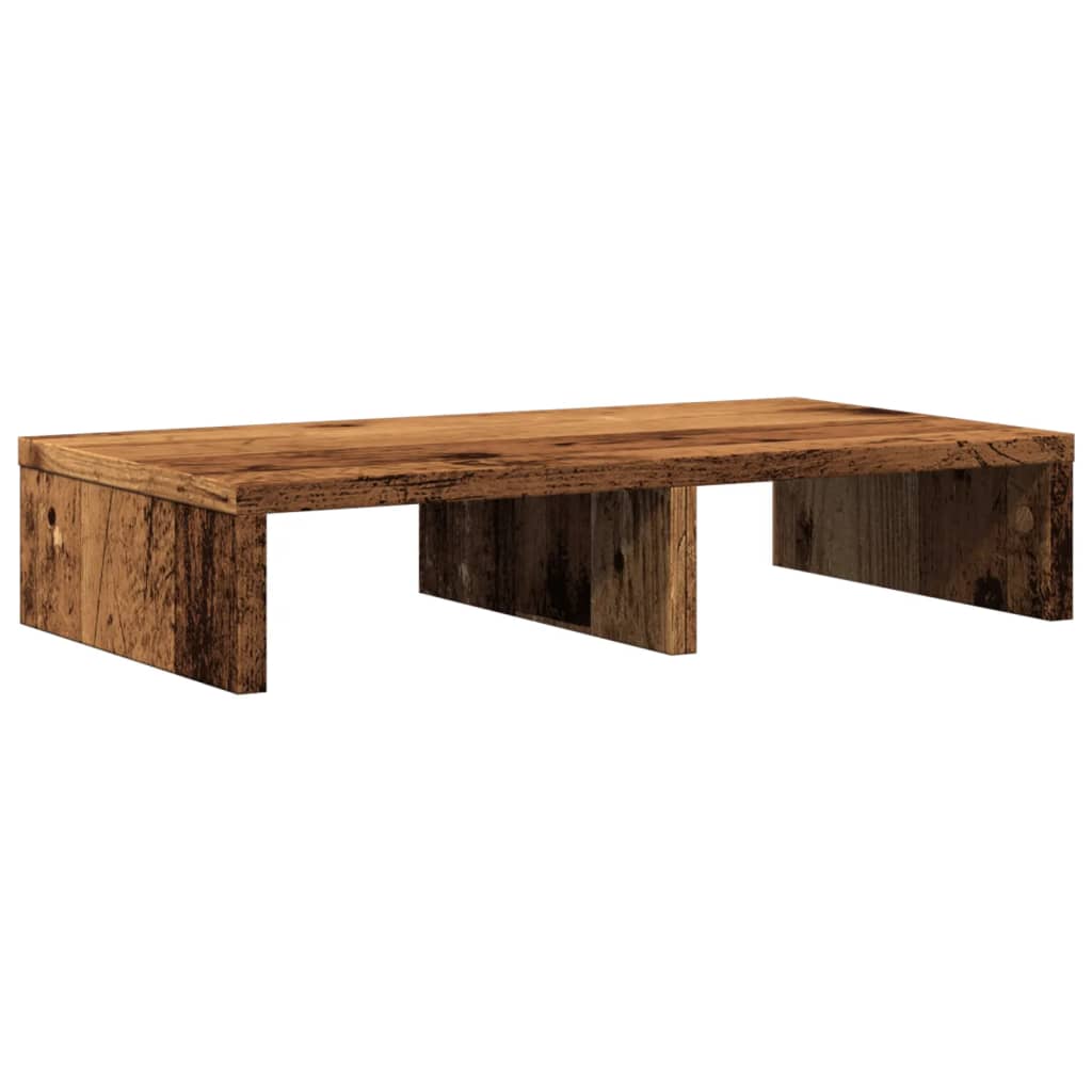 Monitorständer Altholz-Optik 50x27x10 cm Holzwerkstoff