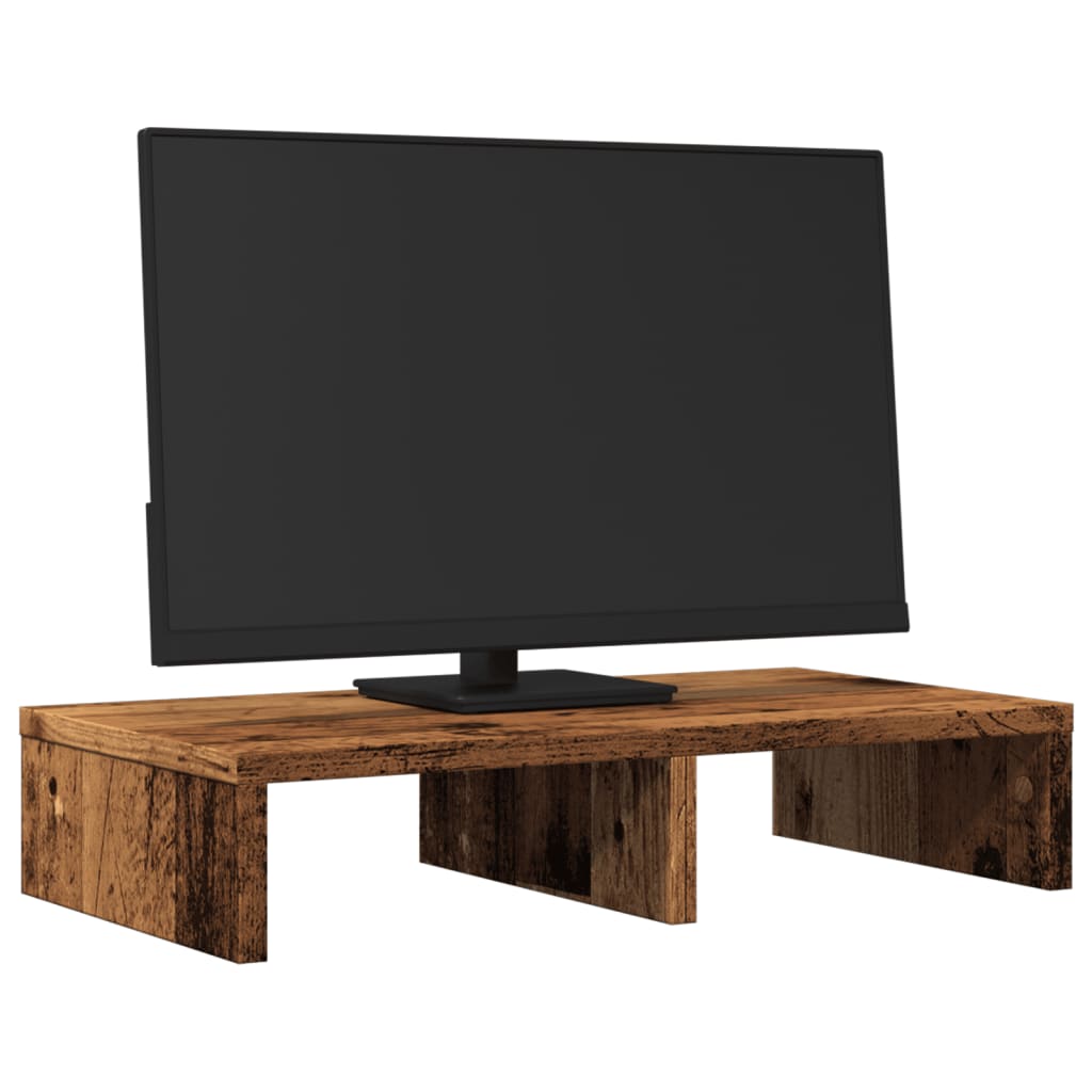 Monitorständer Altholz-Optik 50x27x10 cm Holzwerkstoff