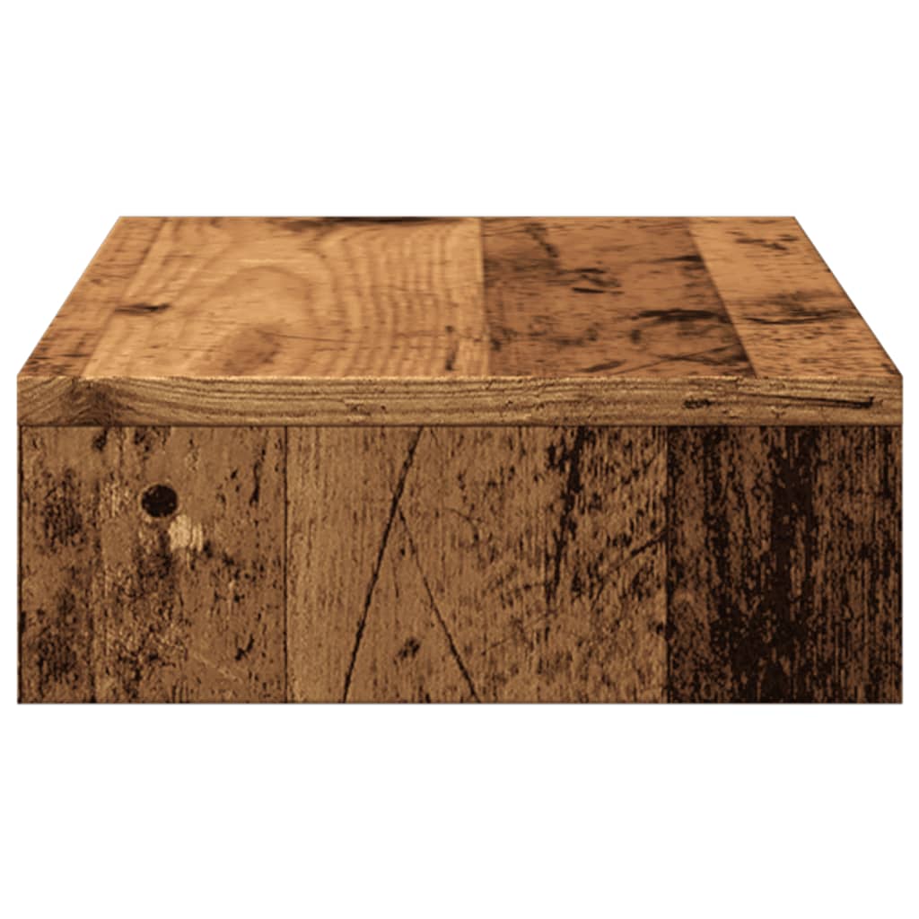 Monitorständer Altholz-Optik 50x27x10 cm Holzwerkstoff