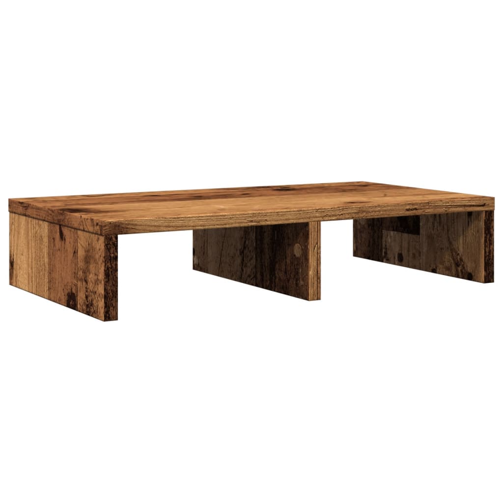 Monitorständer Altholz-Optik 50x27x10 cm Holzwerkstoff