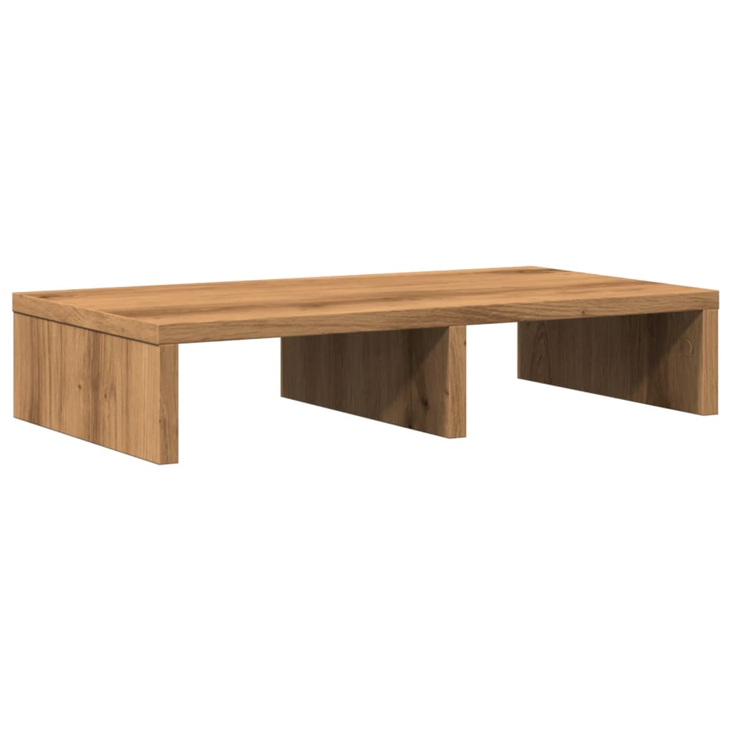 Monitor stand Artisan oak 50x27x10 cm wood material