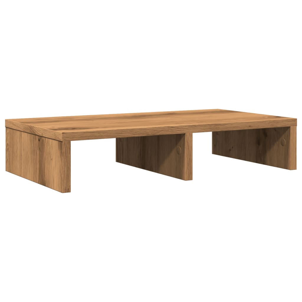 Monitor stand Artisan oak 50x27x10 cm wood material