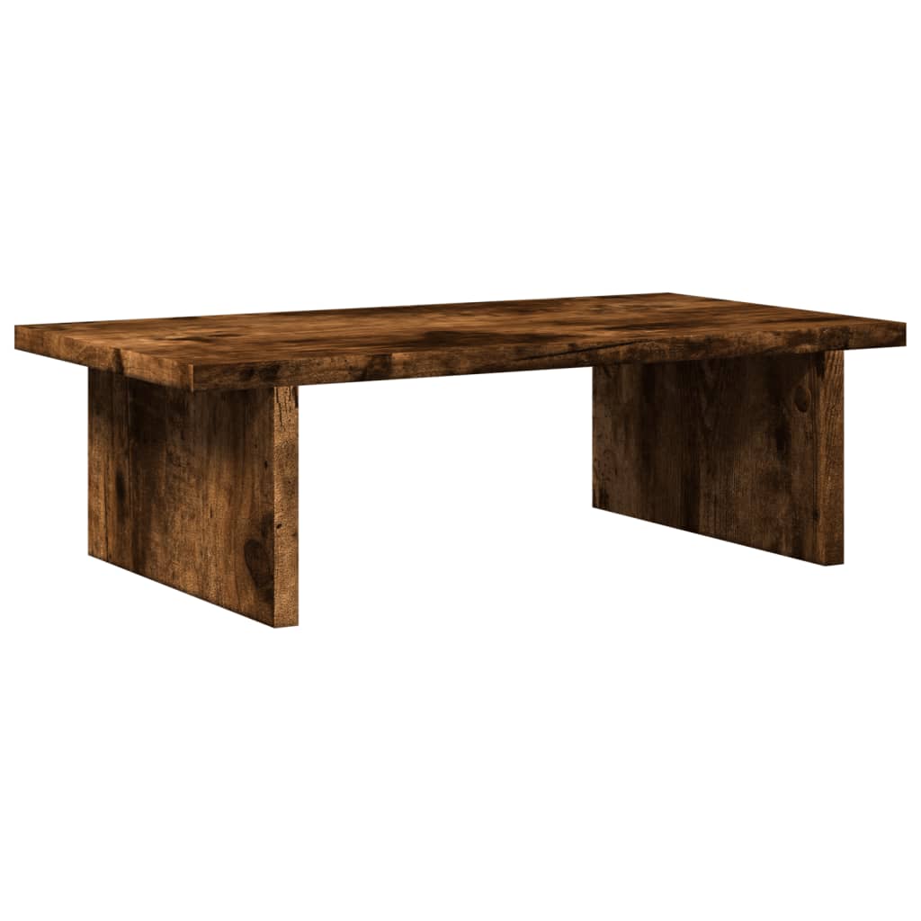 Monitor stand smoked oak 50x27x15 cm wood material