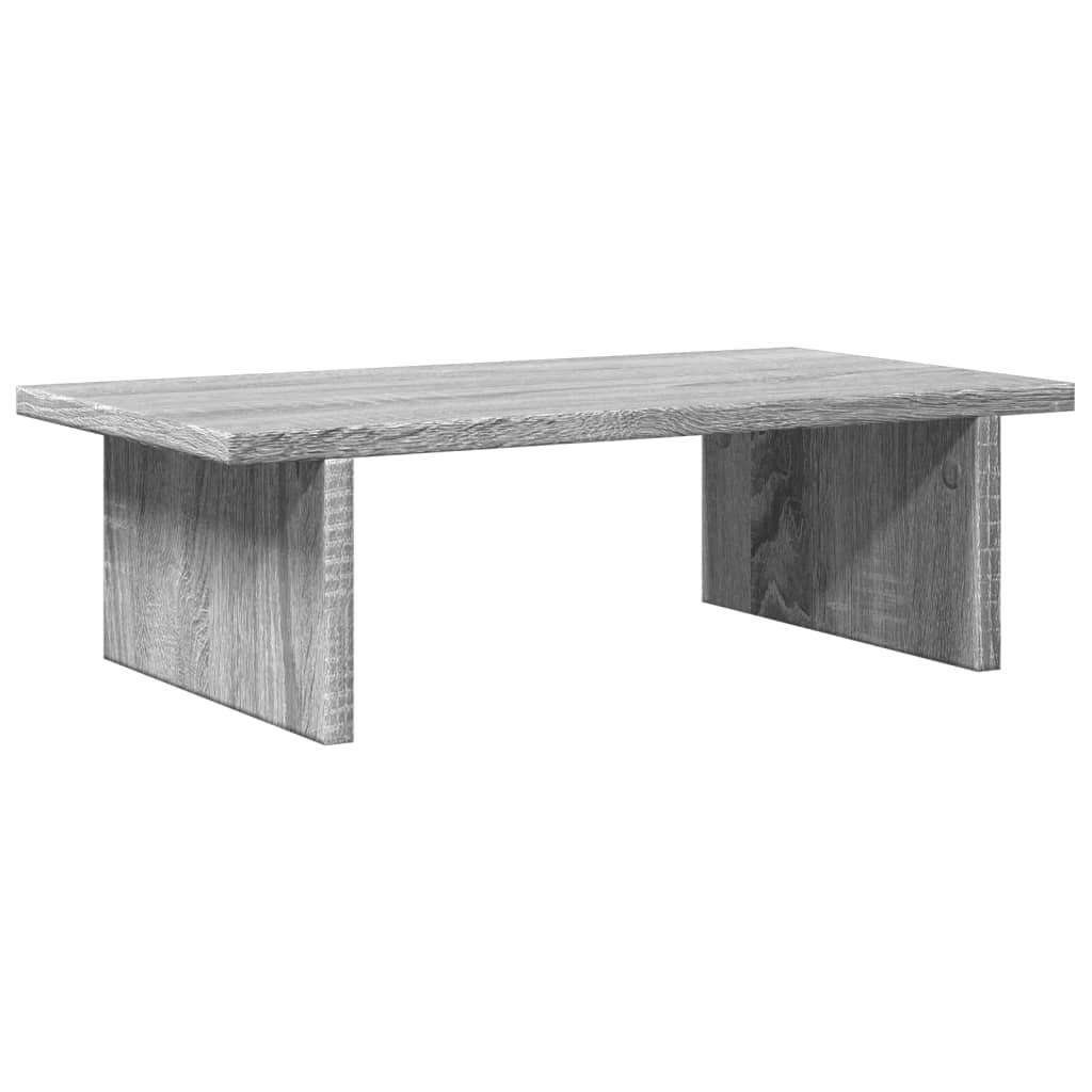 Monitor Stand Gray Sonoma 50x27x15 cm Wood Material