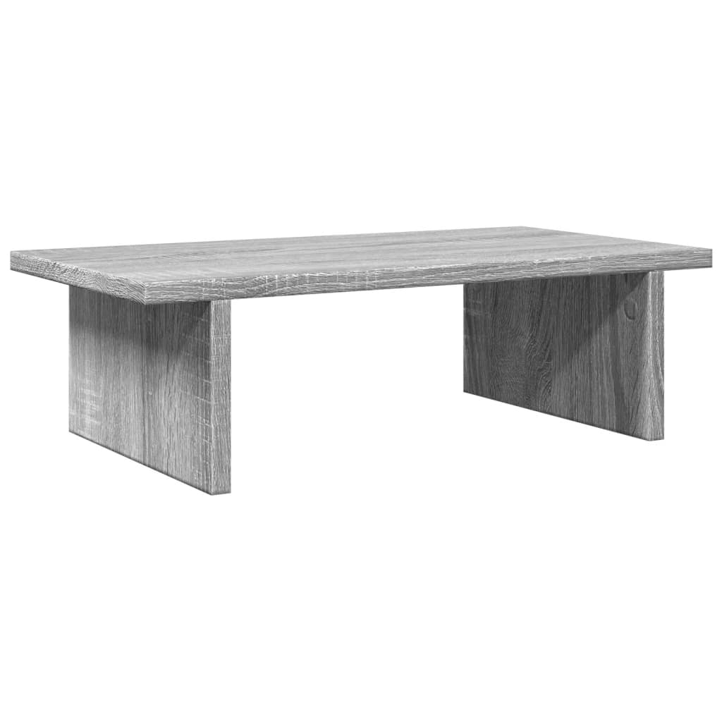 Monitor Stand Gray Sonoma 50x27x15 cm Wood Material