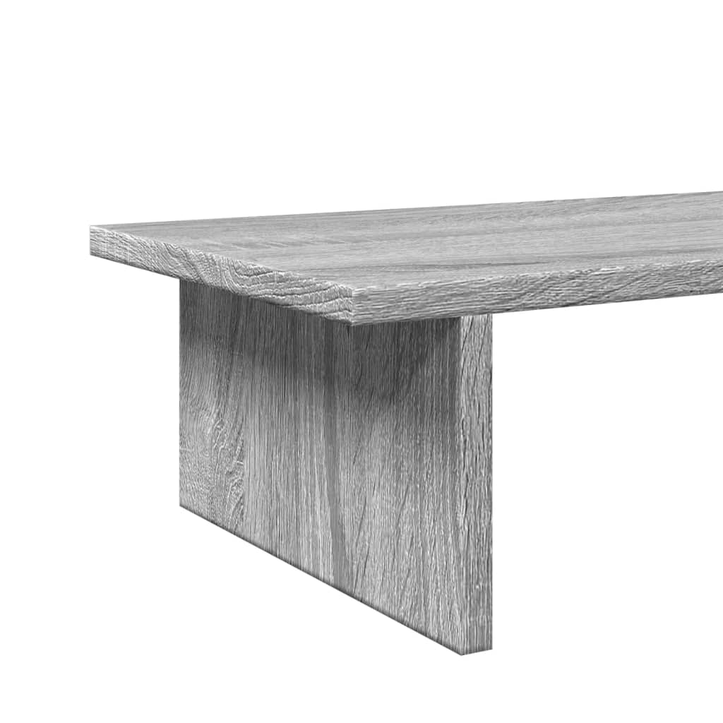 Monitor Stand Gray Sonoma 50x27x15 cm Wood Material