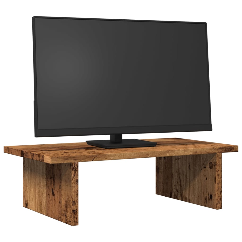 Monitorständer Altholz-Optik 50x27x15 cm Holzwerkstoff