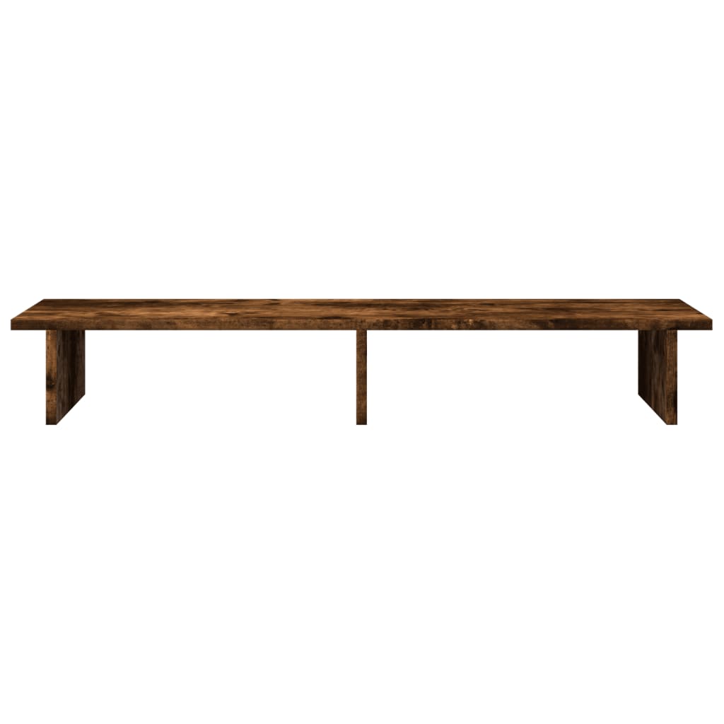 Monitor stand smoked oak 100x27x15 cm wood material