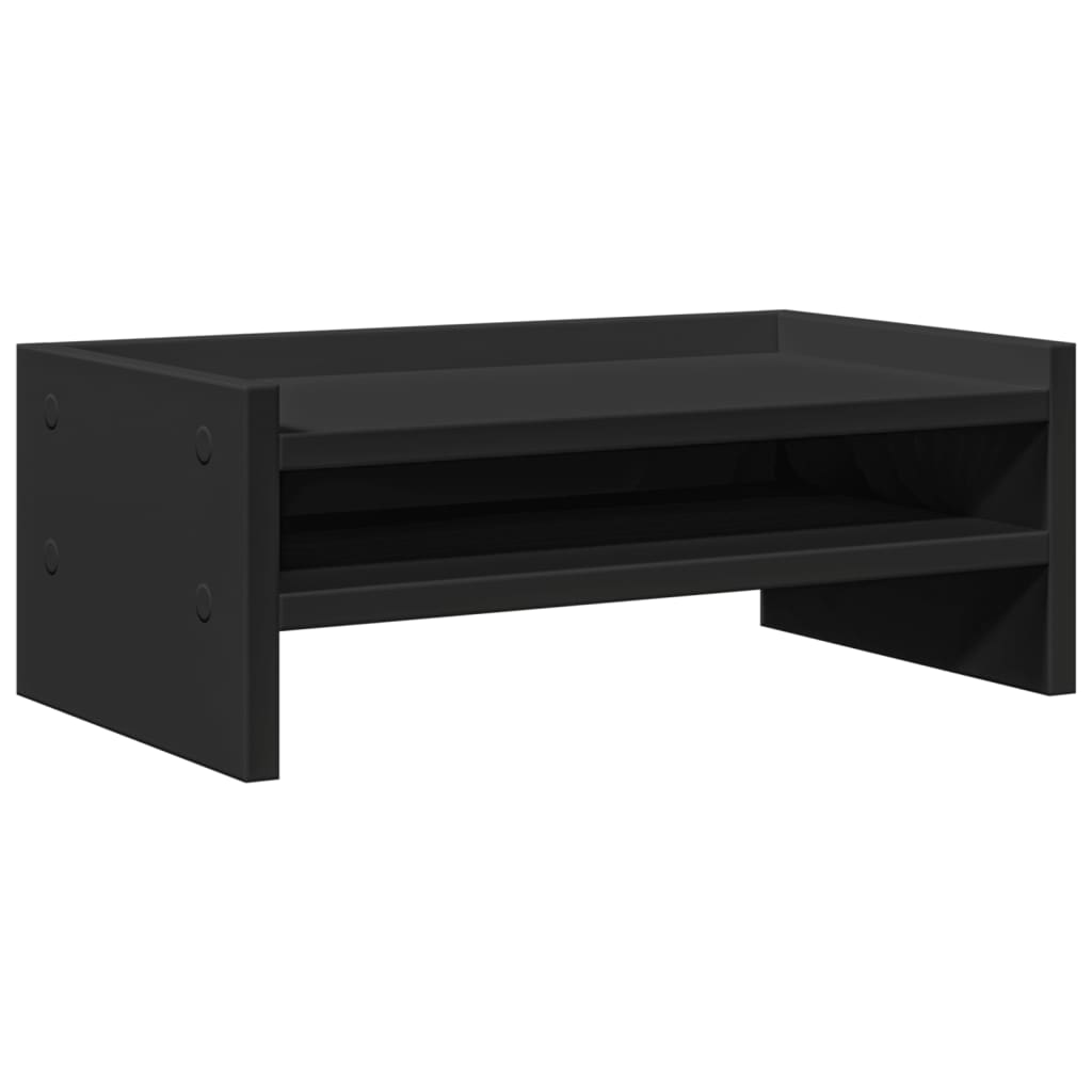 Monitor Stand Black 42x24x16 cm Wood Material