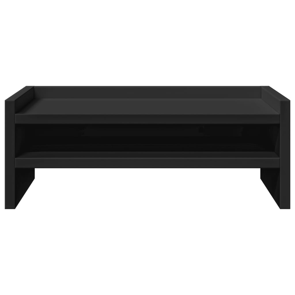 Monitor Stand Black 42x24x16 cm Wood Material