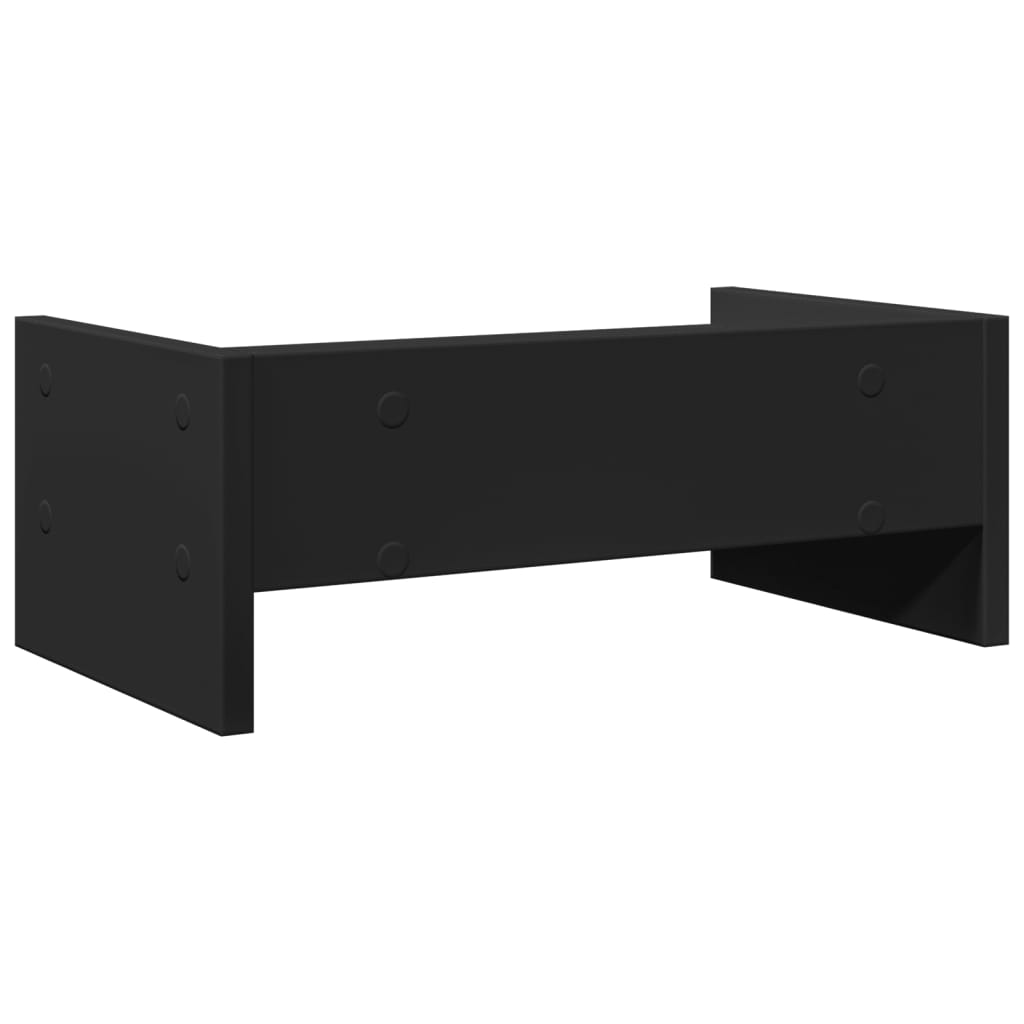 Monitor Stand Black 42x24x16 cm Wood Material