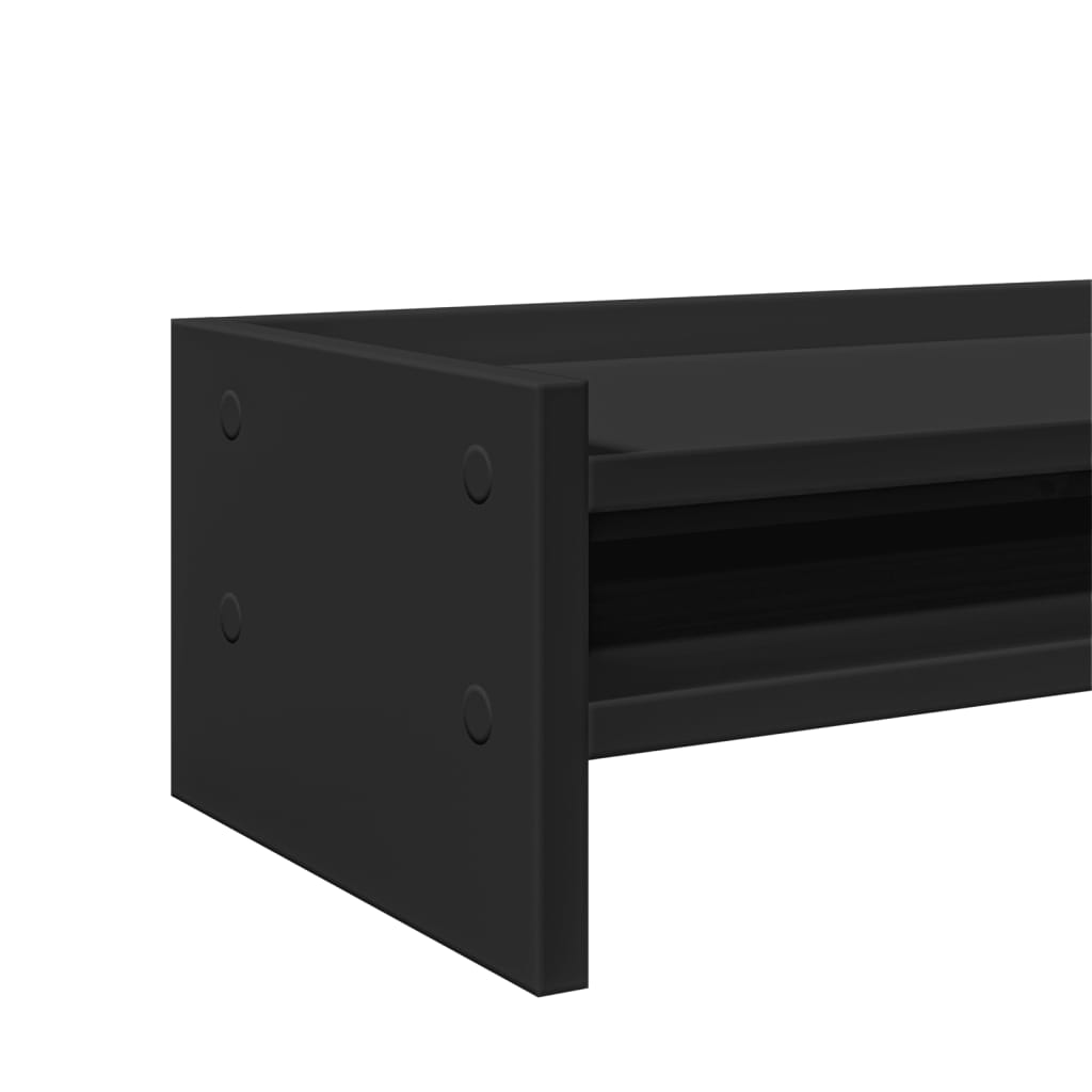 Monitor Stand Black 42x24x16 cm Wood Material