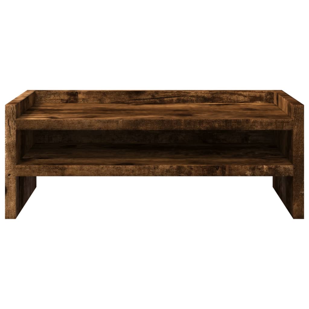 Monitor stand smoked oak 42x24x16 cm wood material