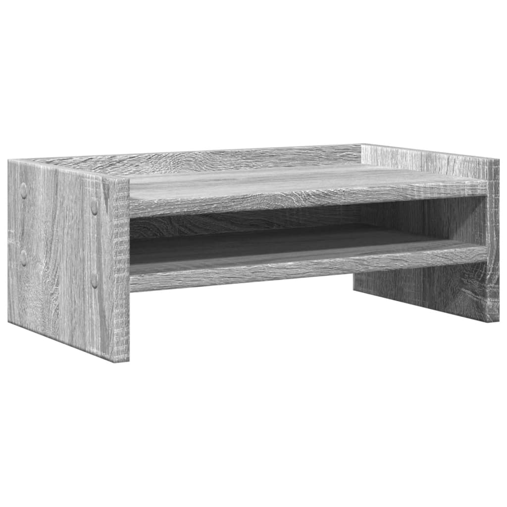 Monitorständer Grau Sonoma 42x24x16 cm Holzwerkstoff