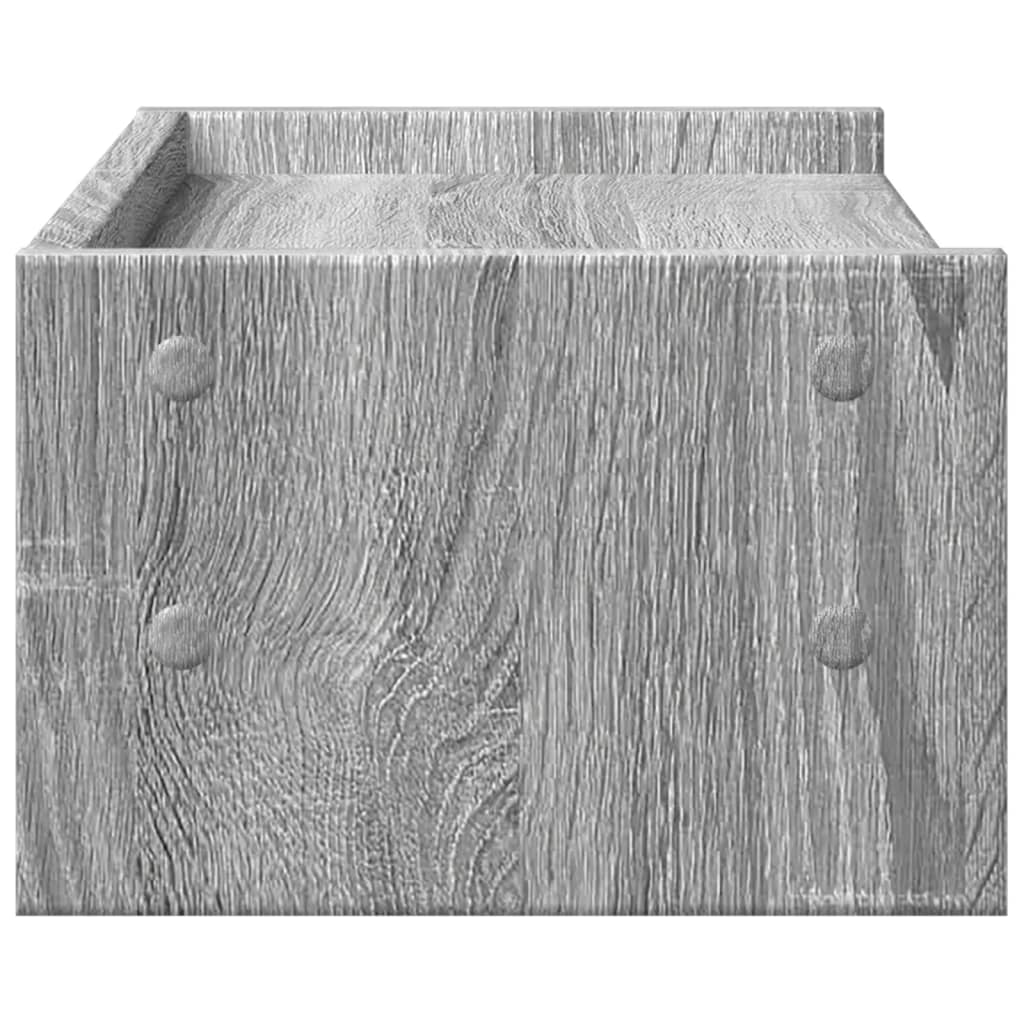 Monitorständer Grau Sonoma 42x24x16 cm Holzwerkstoff