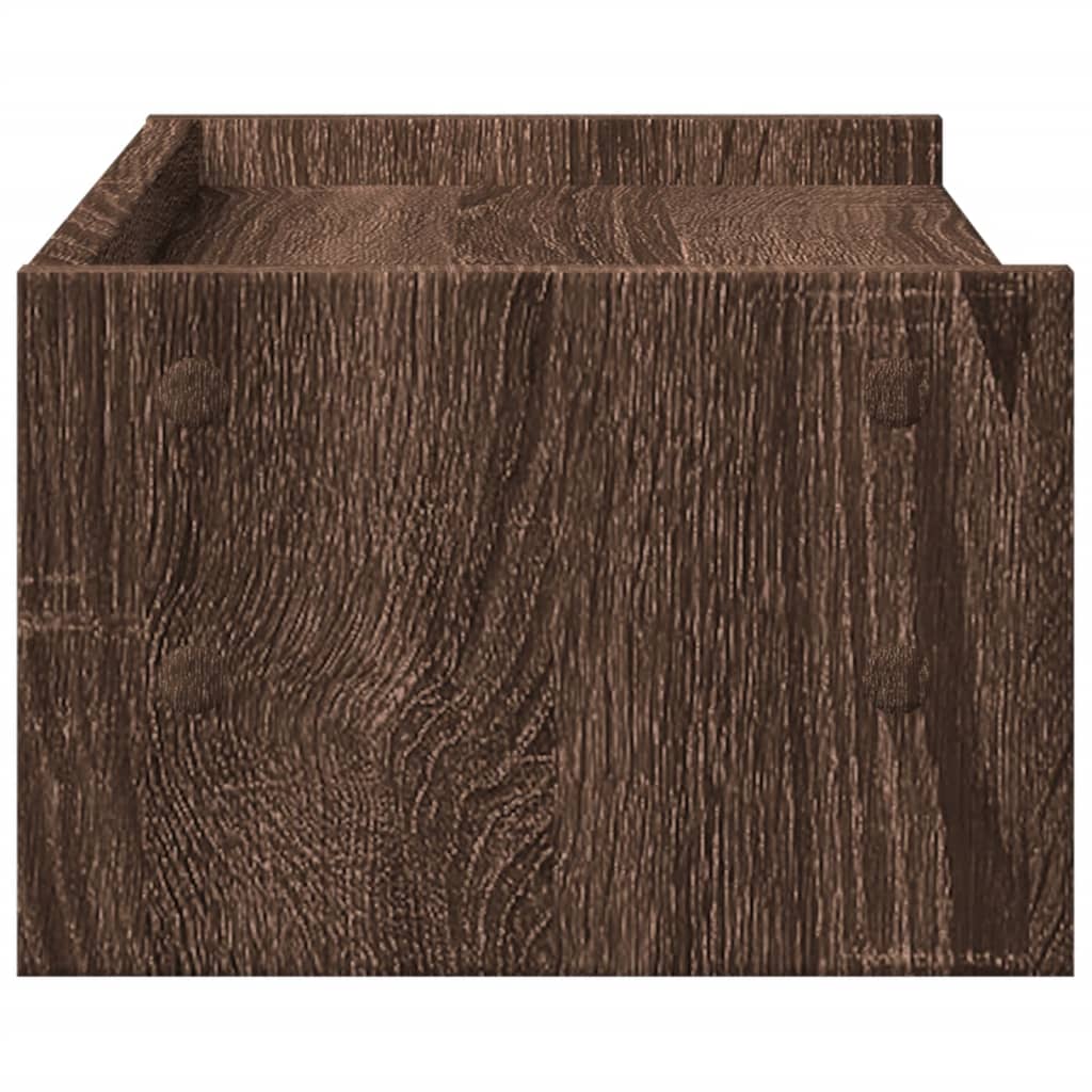 Monitorständer Braun Eichen-Optik 42x24x16 cm Holzwerkstoff