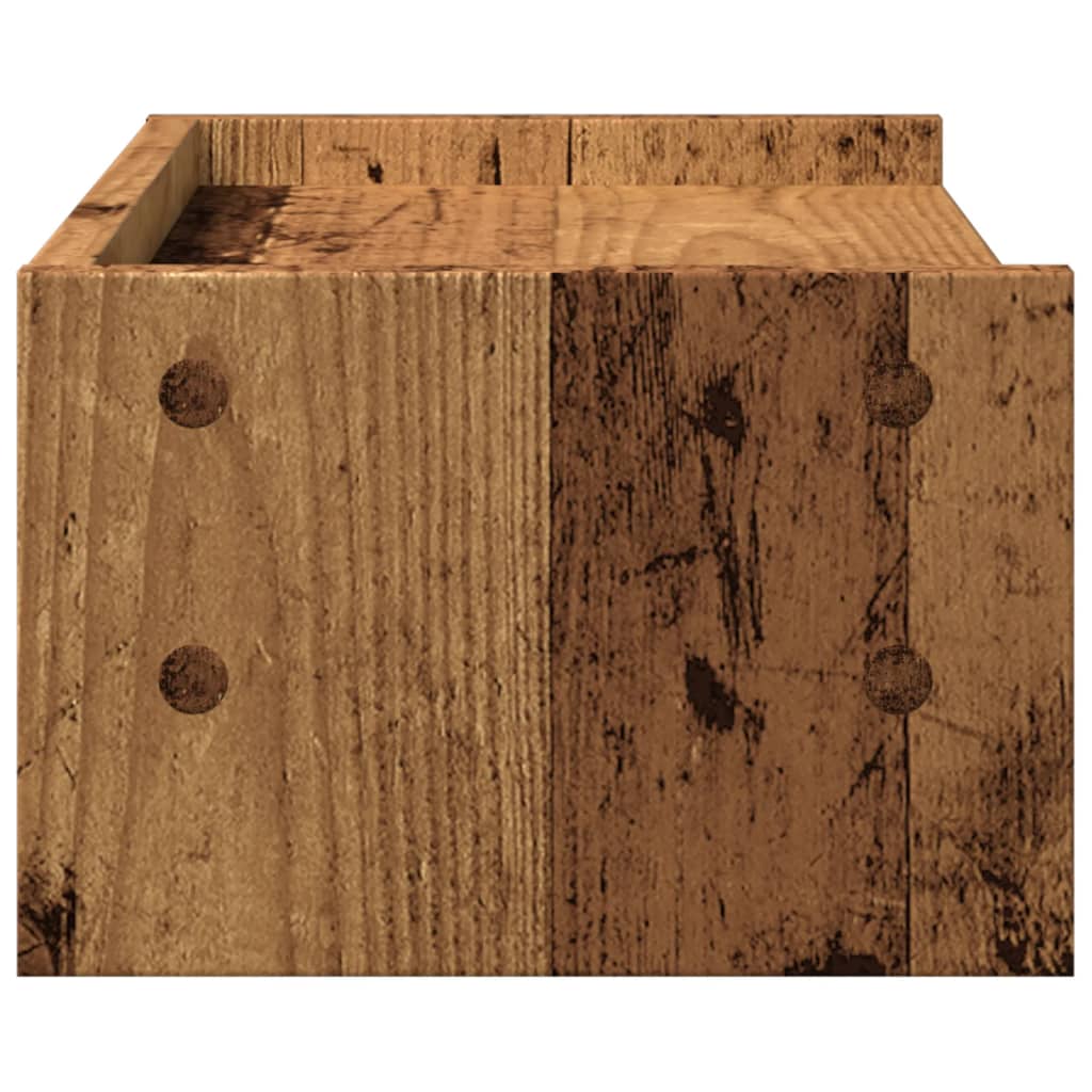 Monitorständer Altholz-Optik 42x24x16 cm Holzwerkstoff