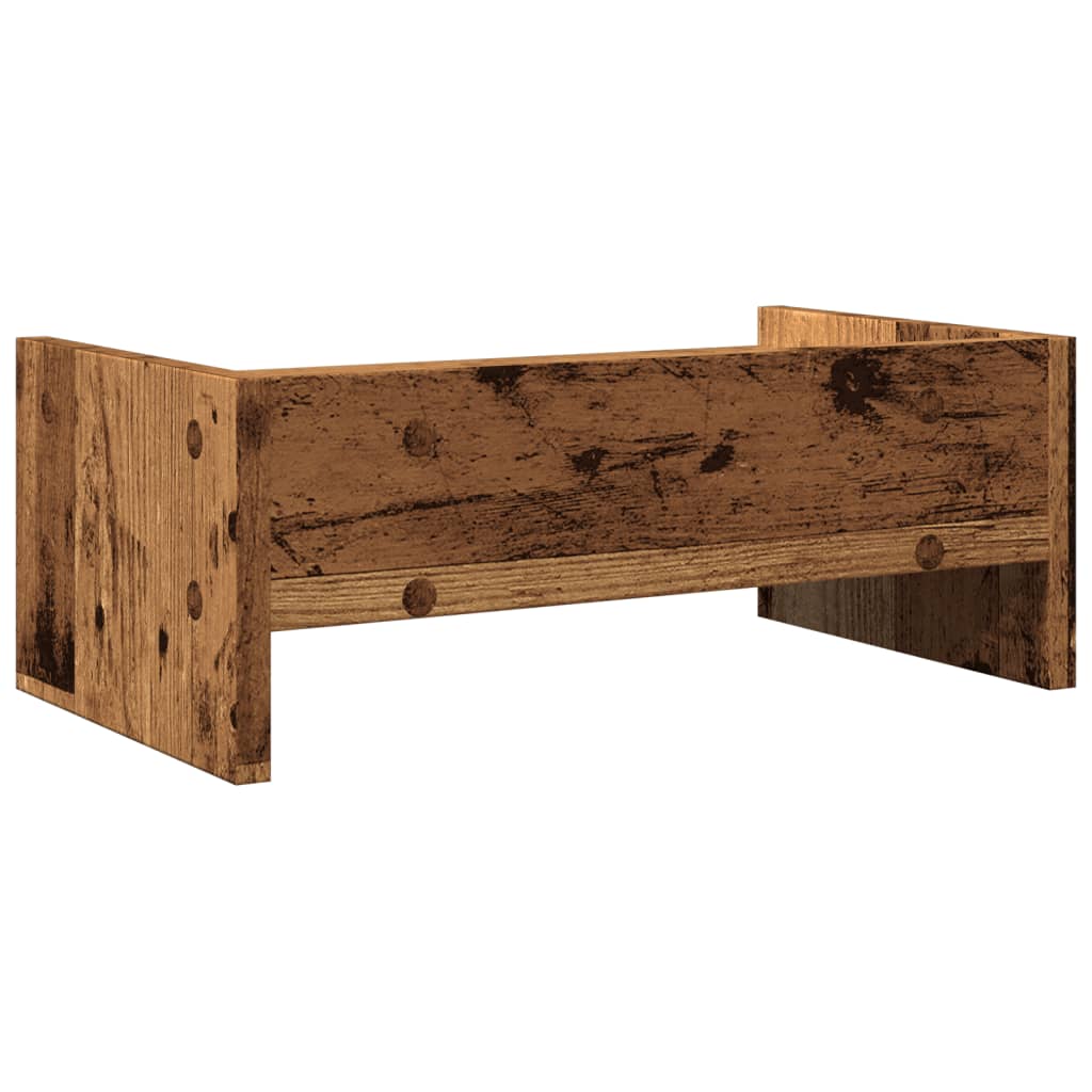 Monitor stand old wood look 42x24x16 cm wood material