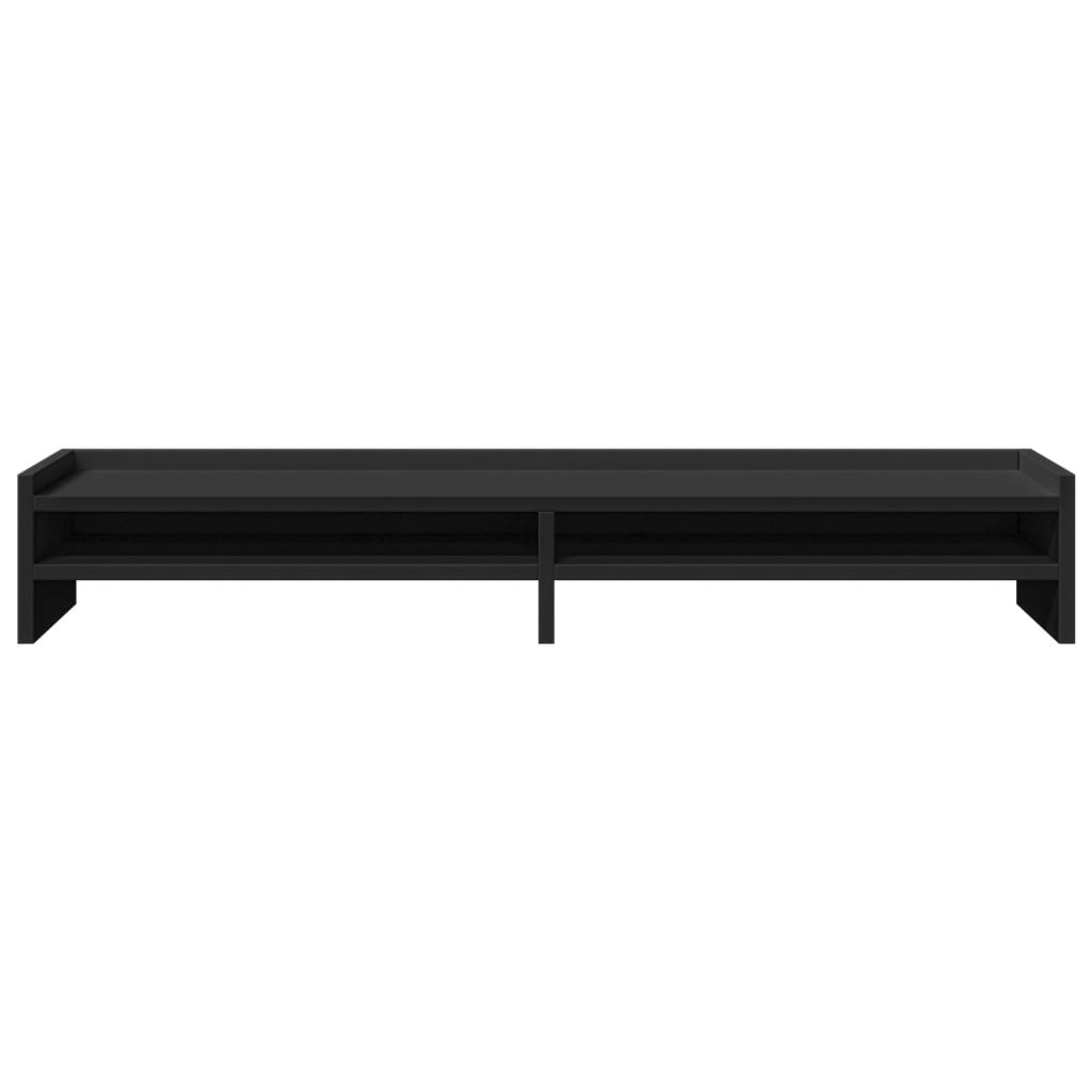 Monitor Stand Black 100x24x16 cm Wood Material