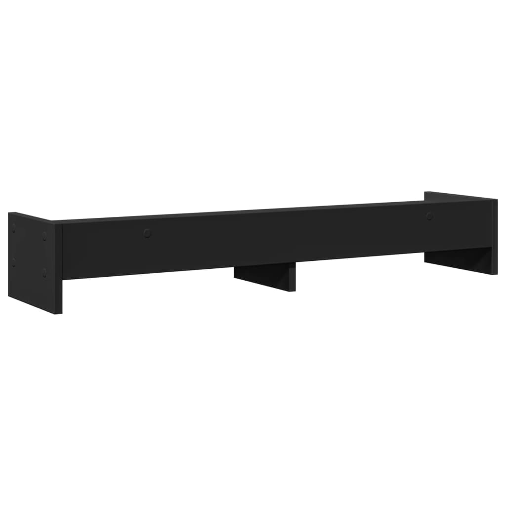 Monitor Stand Black 100x24x16 cm Wood Material