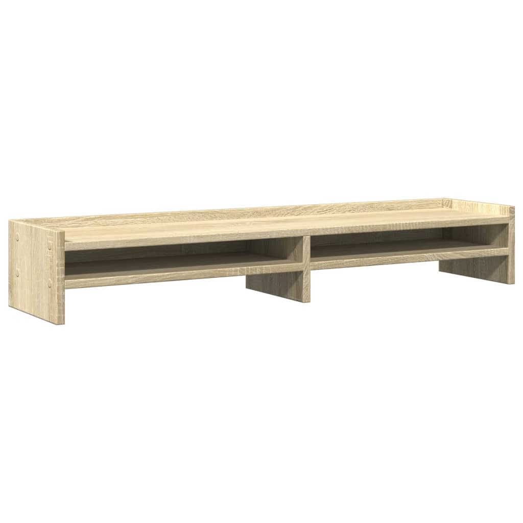 Monitor stand Sonoma oak 100x24x16 cm wood material