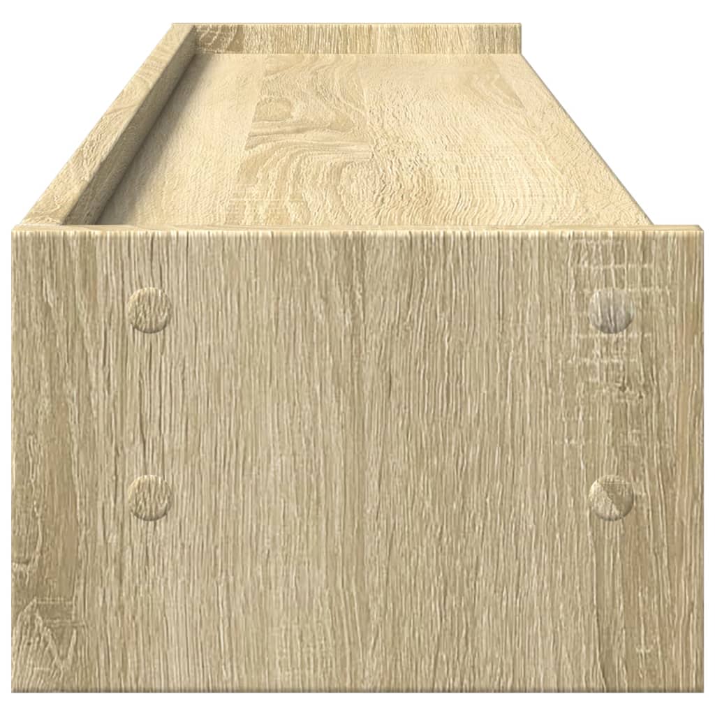 Monitor stand Sonoma oak 100x24x16 cm wood material