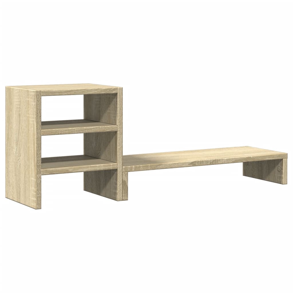 Monitor Stand with Desk Organizer Sonoma Oak