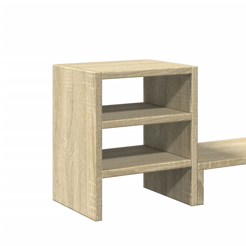 Monitor Stand with Desk Organizer Sonoma Oak