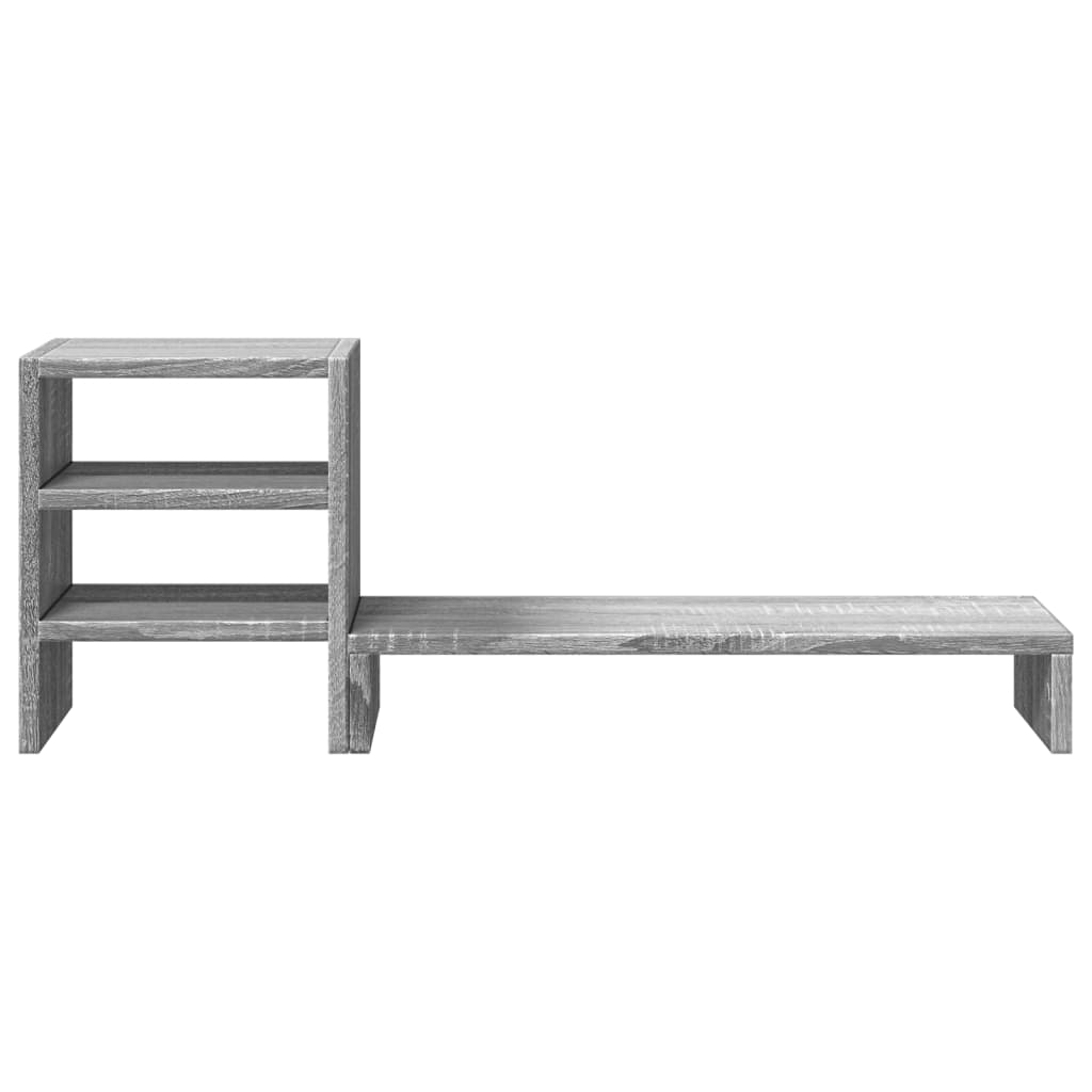 Monitor Stand with Desk Organizer Gray Sonoma