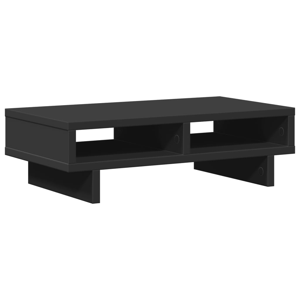 Monitor Stand Black 50x27x15 cm Wood Material