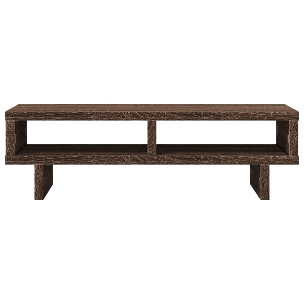 Monitor Stand Brown Oak Look 50x27x15 cm Wood Material