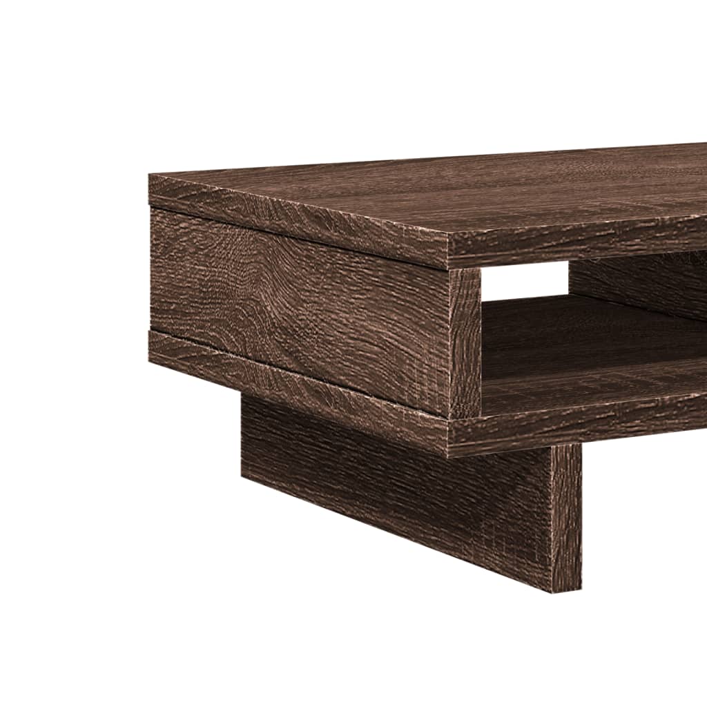 Monitor Stand Brown Oak Look 50x27x15 cm Wood Material