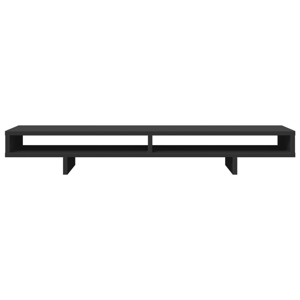 Monitor Stand Black 100x27x15 cm Wood Material