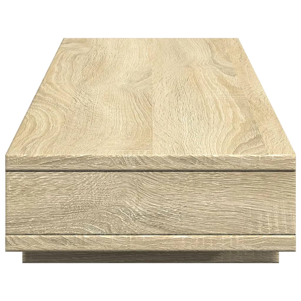 Monitor stand Sonoma oak 100x27x15 cm wood material