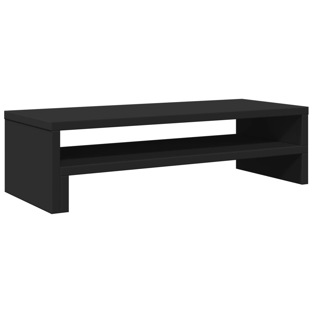 Monitor Stand Black 54x22x15 cm Wood Material