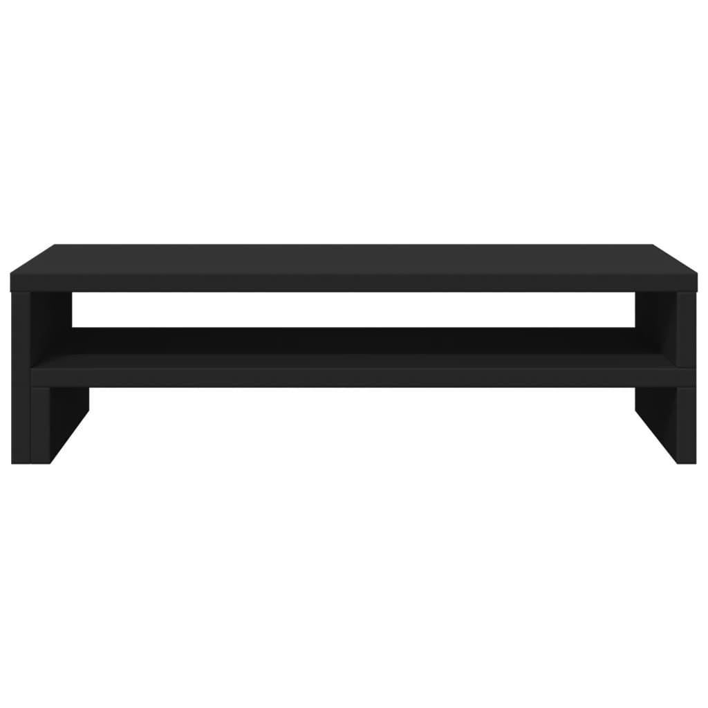 Monitor Stand Black 54x22x15 cm Wood Material